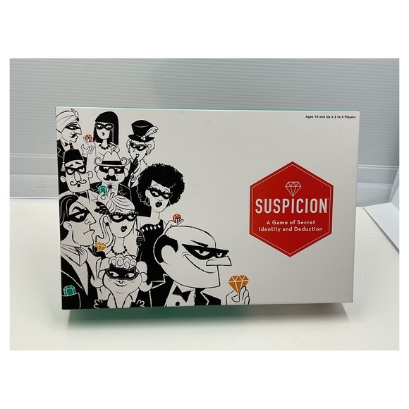 The Unbranded Brand Other - Suspicion Board Game Secret Identity Deduction Ages 10+